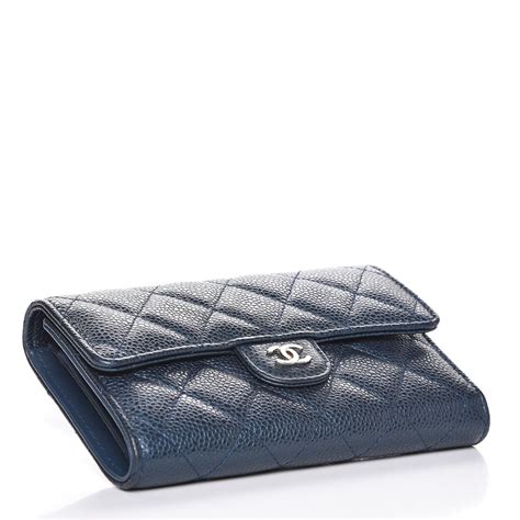 chanel blue flap wallet|chanel small zip wallet.